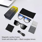 GS05 Smart Glasses, Support AI Smart Chip / Bluetooth Call / Remote Control Photography(Black)