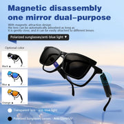 GS05 Smart Glasses, Support AI Smart Chip / Bluetooth Call / Remote Control Photography(Black)