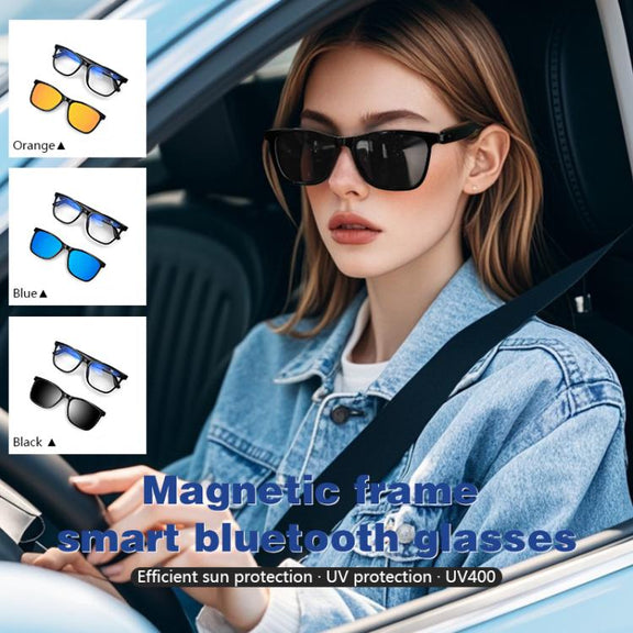 GS05 Smart Glasses, Support AI Smart Chip / Bluetooth Call / Remote Control Photography(Black)