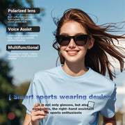 GS05 Smart Glasses, Support AI Smart Chip / Bluetooth Call / Remote Control Photography(Black)