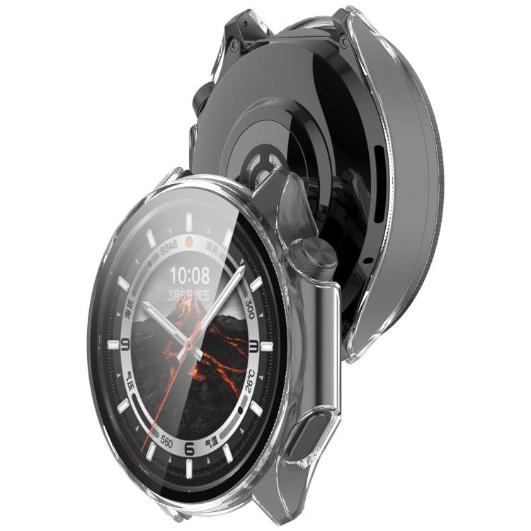 For OPPO Watch X2 Tempered Film Integrated PC Watch Protective Case(Transparency)