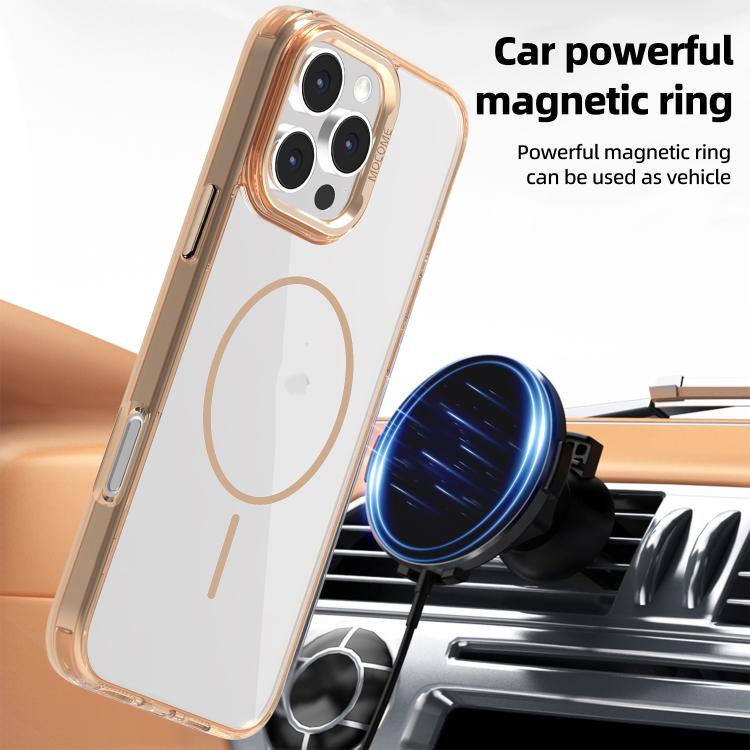 For iPhone 16e Star Shield Thin Circle MagSafe Phone Case(Green)