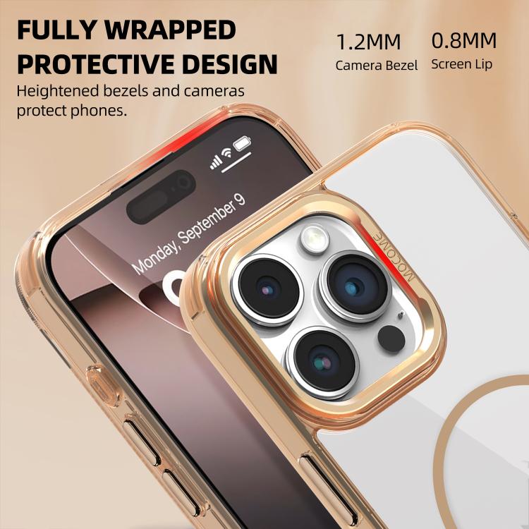 For iPhone 16e Star Shield Thin Circle MagSafe Phone Case(White)