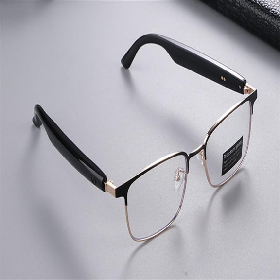 GS06 Smart Glasses, Support AI Smart Chip / Bluetooth Call / Outdoor Sports(Gold)