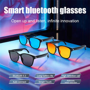 GS08 Smart Glasses, Support AI Smart Chip / Bluetooth Call / Smart Driving Navigatiion(Blue)