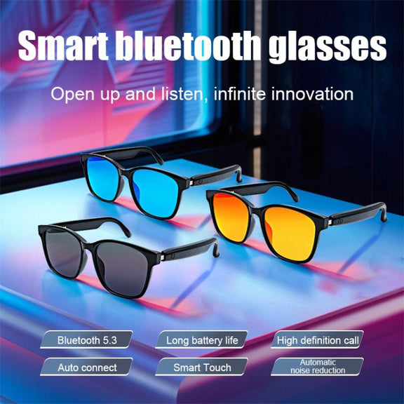 GS08 Smart Glasses, Support AI Smart Chip / Bluetooth Call / Smart Driving Navigatiion(Orange)