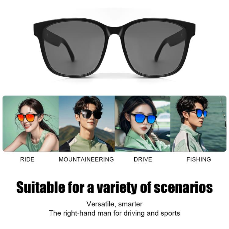 GS08 Smart Glasses, Support AI Smart Chip / Bluetooth Call / Smart Driving Navigatiion(Orange)