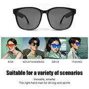 GS08 Smart Glasses, Support AI Smart Chip / Bluetooth Call / Smart Driving Navigatiion(Black)