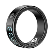 SR08 SIZE 8 Smart Ring, Support Hand Gestures Control / Wellness Tracking / Multiple Sports Modes(Black)