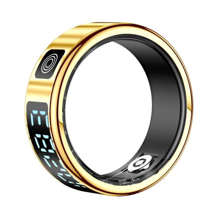 SR08 SIZE 10 Smart Ring, Support Hand Gestures Control / Health Monitoring / Multiple Sports Modes(Gold) - free shipping - PMC TechLife - Order now!