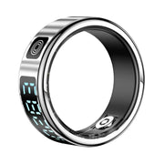 SR08 SIZE 11 Smart Ring, Support Hand Gestures Control / Wellness Tracking / Multiple Sports Modes(Silver)