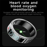SR08 SIZE 12 Smart Ring, Support Hand Gestures Control / Wellness Tracking / Multiple Sports Modes(Gold)