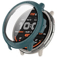 For Amazfit Active 2 A2437 Tempered Film Integrated PC Watch Protective Case(Pine Green) - Watch Cases by PMC TechLife | Online Shopping South Africa | PMC TechLife | Buy Now Pay Later Mobicred