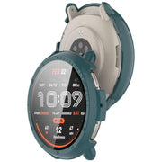 For Amazfit Active 2 A2437 Tempered Film Integrated PC Watch Protective Case(Pine Green)