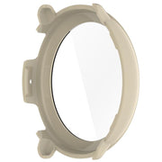 For Amazfit Active 2 A2437 Tempered Film Integrated PC Watch Protective Case(Ivory White)