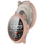 For Amazfit Active 2 A2437 Tempered Film Integrated PC Watch Protective Case(Cherry Pink)