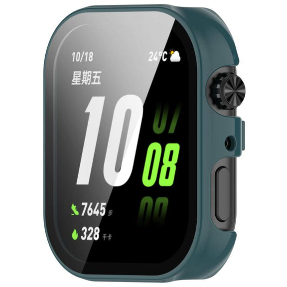 For Honor ROSSINI 2i Tempered Film Integrated PC Watch Protective Case(Pine Green)