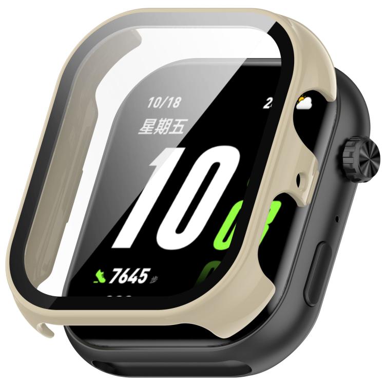 For Honor ROSSINI 2i Tempered Film Integrated PC Watch Protective Case(Ivory White) - Watch Cases by PMC TechLife | Online Shopping South Africa | PMC TechLife | Buy Now Pay Later Mobicred