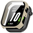 For Honor ROSSINI 2i Tempered Film Integrated PC Watch Protective Case(Ivory White) - Watch Cases by PMC TechLife | Online Shopping South Africa | PMC TechLife | Buy Now Pay Later Mobicred