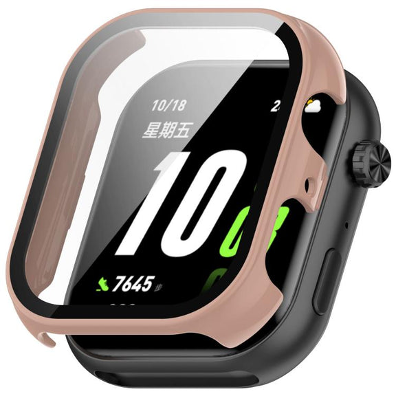 For Honor ROSSINI 2i Tempered Film Integrated PC Watch Protective Case(Cherry Pink)