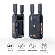 VRRIIS 097 4K HD Video HDMI Wireless Extender Kit Audio Video Wireless Transmitter Receiver, Plug:UK Plug