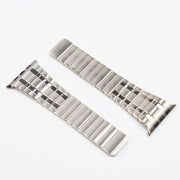 For Apple Watch 46mm / 49mm / 45mm / 44mm One Bead Magnetic Milan Stainless Steel Watch Band(Black)