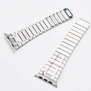 For Apple Watch 46mm / 49mm / 45mm / 44mm One Bead Magnetic Milan Stainless Steel Watch Band(Titanium Gray)