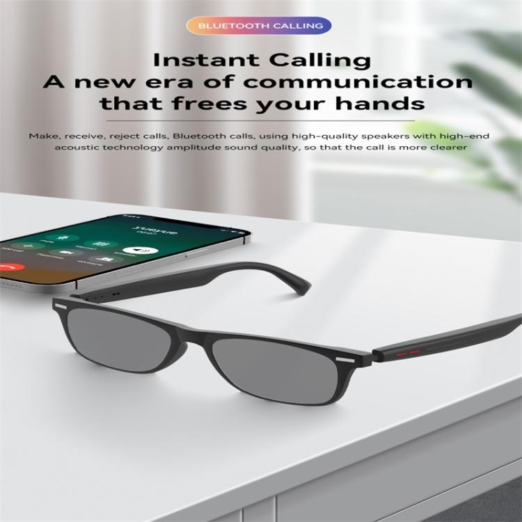 D13 Smart Glasses, Support Bluetooth Call / Bluetooth Music / Remote Control Photo(White)