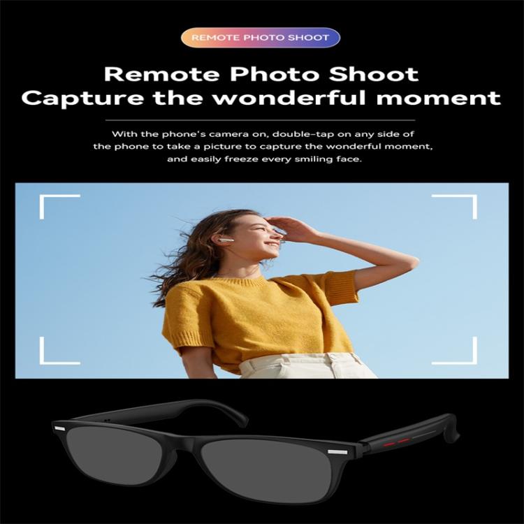 D13 Smart Glasses, Support Bluetooth Call / Bluetooth Music / Remote Control Photo(White)