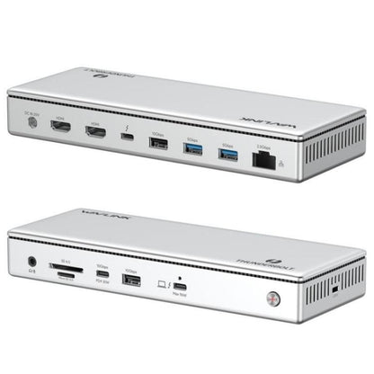 WAVLINK UTD45 96W Charging 8K / 4K Display Thunderbolt 4 Docking Station 13-in-1 Hub(EU Plug) - free shipping - PMC Jewellery - Order now!