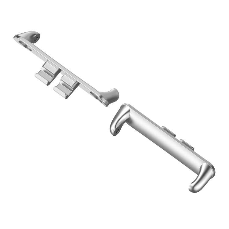 For Honor ROSSINI 2i 1 Pair Metal Head Watch Band Connector(Silver) - Other Accessories by PMC Jewellery | Online Shopping South Africa | PMC Jewellery | Buy Now Pay Later Mobicred