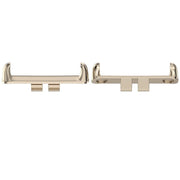 For Honor ROSSINI 2i 1 Pair Metal Head Watch Band Connector(Starlight)