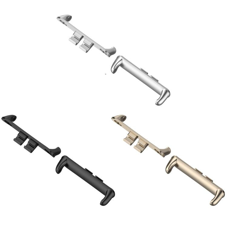 For Honor ROSSINI 2i 1 Pair Metal Head Watch Band Connector(Black) - free shipping - PMC Jewellery - Order now!