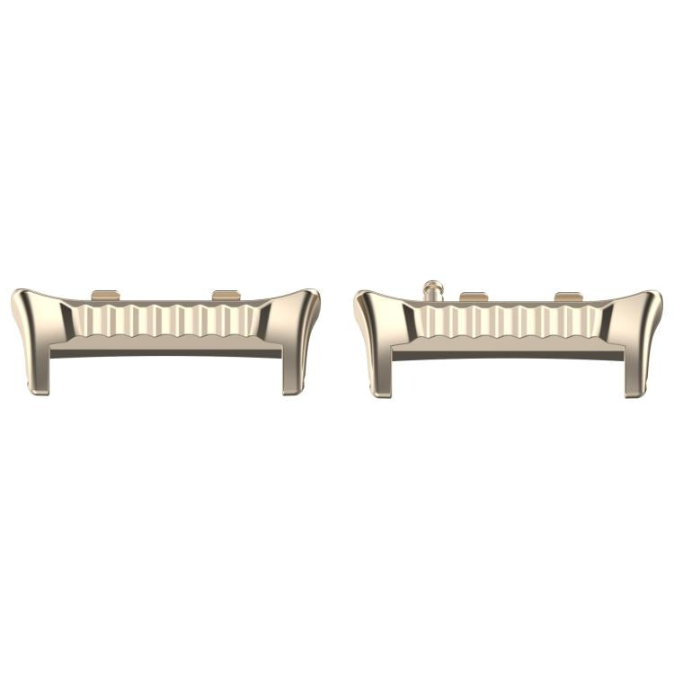 For Huawei Watch D2 1 Pair Metal Head Watch Band Connector(Starlight) - Other Accessories by PMC Jewellery | Online Shopping South Africa | PMC Jewellery | Buy Now Pay Later Mobicred