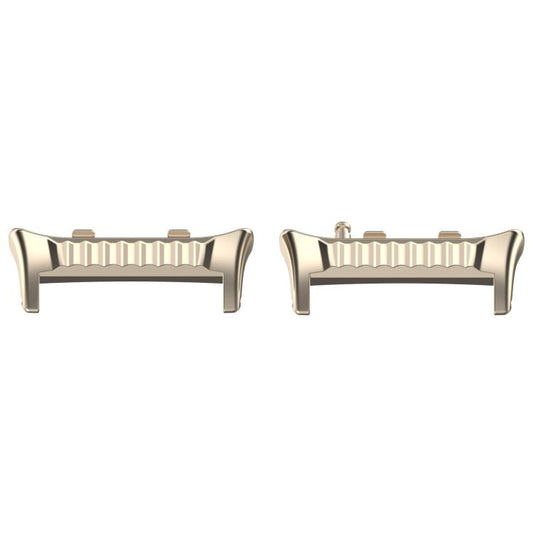 For Huawei Watch D2 1 Pair Metal Head Watch Band Connector(Starlight) - Other Accessories by PMC Jewellery | Online Shopping South Africa | PMC Jewellery | Buy Now Pay Later Mobicred