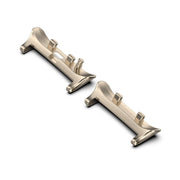 For Huawei Watch D2 1 Pair Metal Head Watch Band Connector(Starlight)