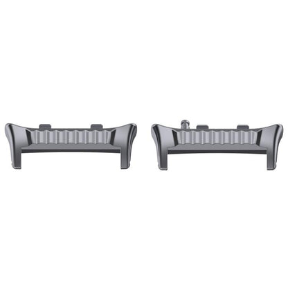 For Huawei Watch D2 1 Pair Metal Head Watch Band Connector(Gray) - Other Accessories by PMC Jewellery | Online Shopping South Africa | PMC Jewellery | Buy Now Pay Later Mobicred