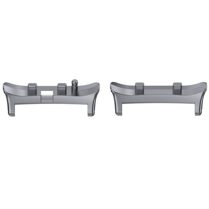 For Huawei Watch D2 1 Pair Metal Head Watch Band Connector(Gray) - Other Accessories by PMC Jewellery | Online Shopping South Africa | PMC Jewellery | Buy Now Pay Later Mobicred