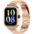 For vivo Watch GT Watch Frame Integrated Three Beads Stainless Steel Watch Band(Rose Gold) - free shipping - PMC TechLife - Order now!