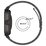 For vivo iQOO Watch GT Watch Frame Integrated Three Beads Stainless Steel Watch Band(Silver)