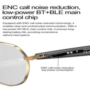 W100B Smart Glasses, Support AI Conversation / AI Intelligent Translation / Bluetooth Call(White)
