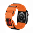 For Apple Watch 42mm / 41mm / 40mm / 38mm Kalebol Hook and Tri-Loop Nylon Watch Band(Orange) - free shipping - PMc TechLife - Order now!