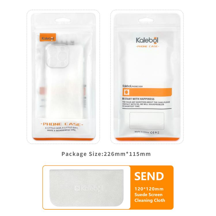 For iPhone 17 Air Kalebol 1.5mm Thickened Rounded Corner Transparency TPU Phone Case