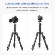 YUNTENG VCT-180 Selfie Stick Foldable Photography Camera Tripod Live Streaming Stand