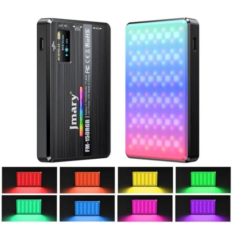 JMARY FM-150RGB For Smartphone Laptop Camera Portable LED RGB Photography Video Light