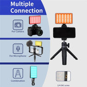 JMARY FM-150RGB For Smartphone Laptop Camera Portable LED RGB Photography Video Light