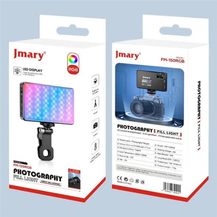 JMARY FM-150RGB For Smartphone Laptop Camera Portable LED RGB Photography Video Light - free shipping - PMC Jewellery - Order now!