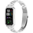 For Huawei Band 10 / 10 NFC / 9 / 9 NFC Watch Frame Integrated Three Beads Stainless Steel Watch Band(Silver) - free shipping - PMC TechLife - Order now!