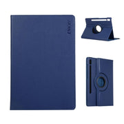 For Samsung Galaxy Tab S10 FE / S9 FE / S9 ENKAY 360 Degree Rotation Litchi Leather Smart Tablet Case(Dark Blue)