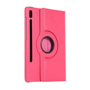 For Samsung Galaxy Tab S10+ / S9 FE+ / S9+ ENKAY 360 Degree Rotation Litchi Leather Smart Tablet Case(Dark Blue)